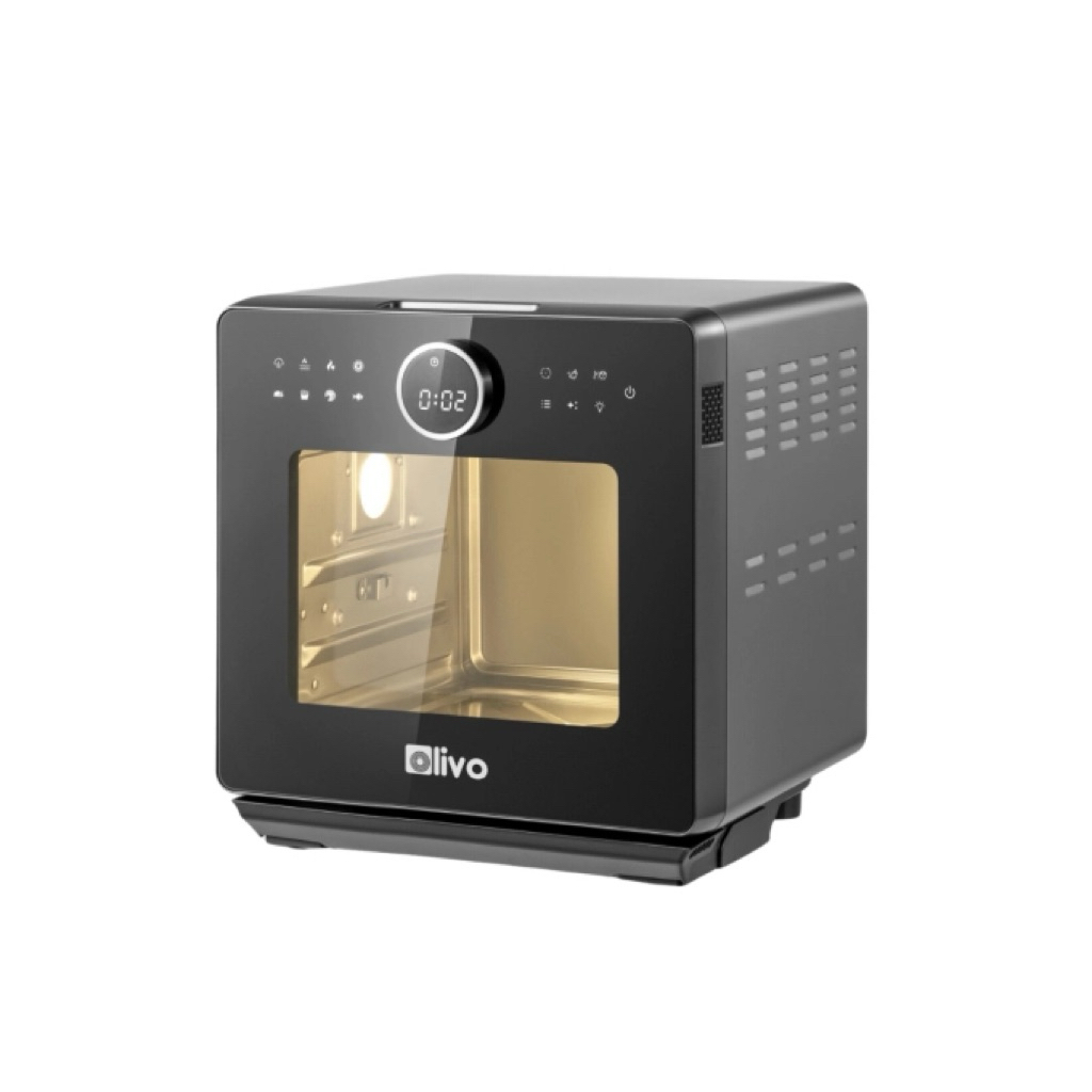 Nồi Chiên Hơi Nước OLIVO SF16 PRO – 56 Chức Năng – Dung Tích 16L – Phụ Kiện Trục Xiên Quay