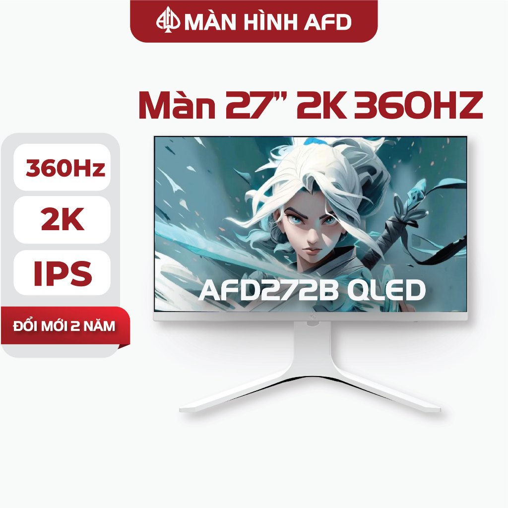 Màn hình máy tính AFD 272B 27'' 2K 360Hz Qled 0,5ms GTG Ultra Fast IPS - Chuyên Game