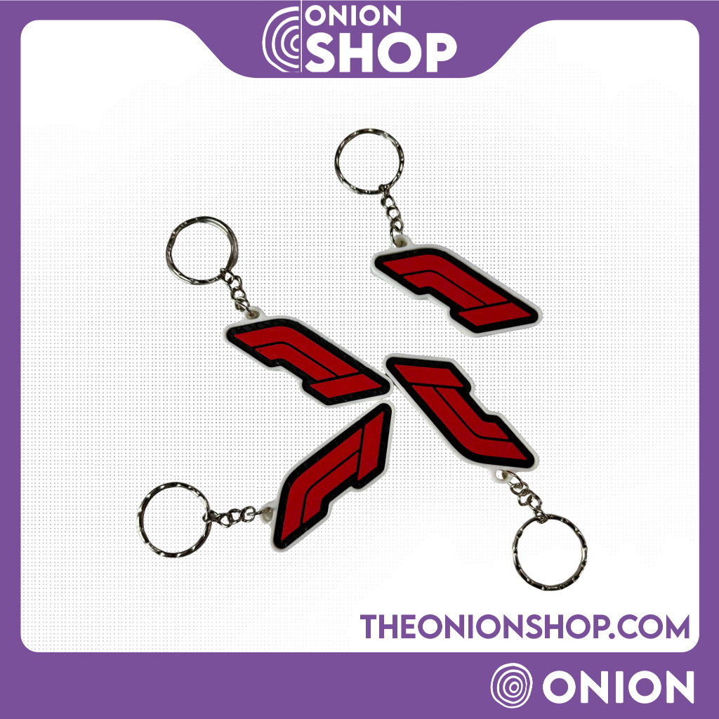 Móc chìa khóa logo F1 in 3D dành cho Fan yêu thích F1 sưu tầm và trang trí.......