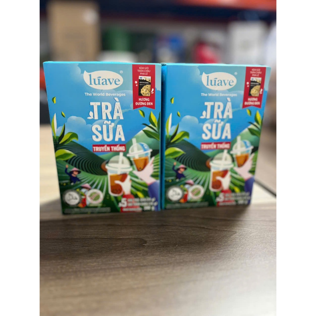 TRÀ SỮA TRUYỀN THỐNG/SOCOLA/SẦU RIÊNG LUAVE HÒA TAN HỘP 300G