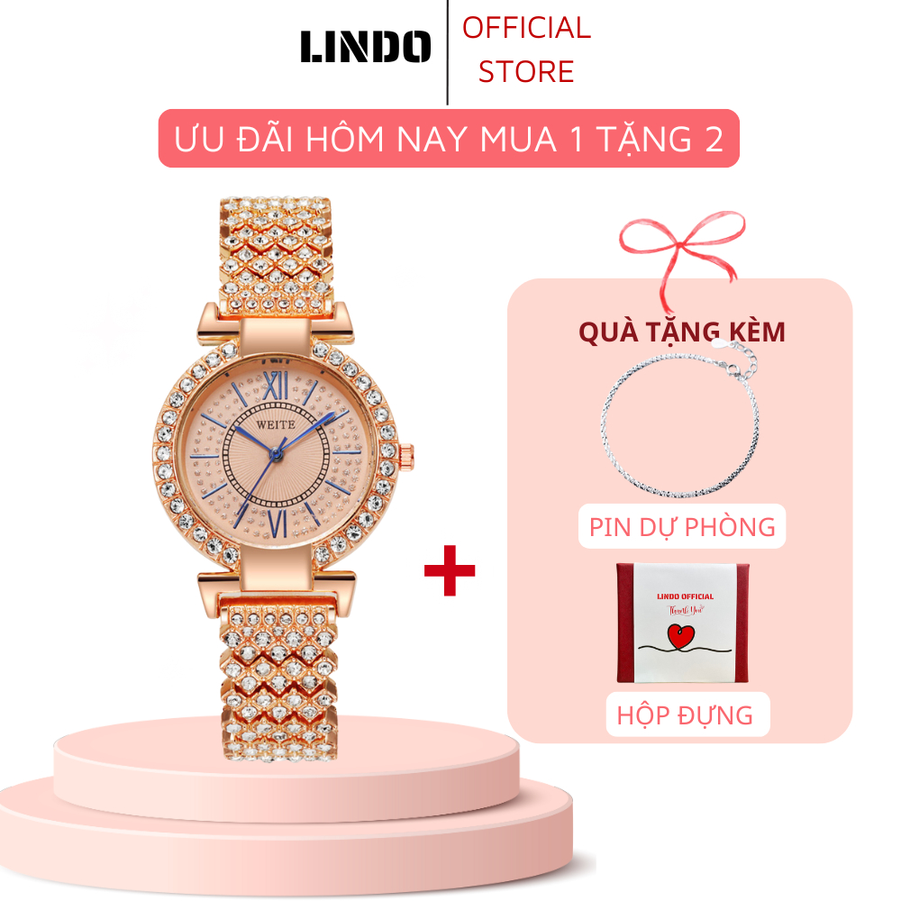 Đồng hồ nữ chính hãng dây thép CINLA cao cấp