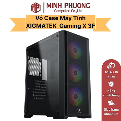 Thùng Máy/Vỏ Case Máy Tính XIGMATEK Gaming X II 3F ATX - EATX