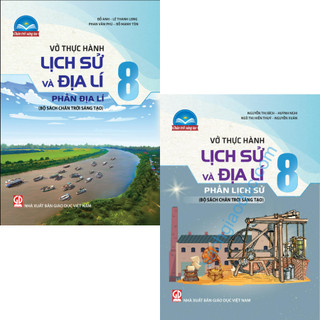 Sách - Vở thực hành Lịch sử và Địa lí 8 - phần Địa lí + lịch sử (Bộ chân trời sáng tạo)