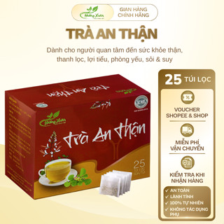  Trà an thận trà thảo dược tốt cho thận trà kim tiền thảo râu mèo hộp 25 gói 