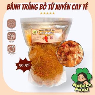 BÁNH TRÁNG BÒ TỨ XUYÊN NUBECO FOOD ĐỘC QUYỀN – CAY TÊ CHUẨN GU TỨ XUYÊN ĂN VẶT ĐỒ ĂN VẶT ĂN LÀ GHIỀN