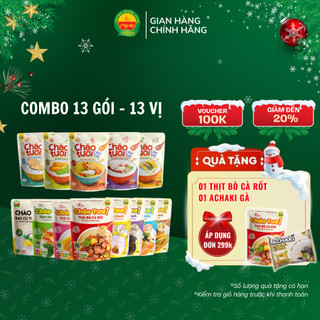  Combo Đủ 13 Vị Cháo Tươi Dinh Dưỡng Cây Thị - 13 Gói 