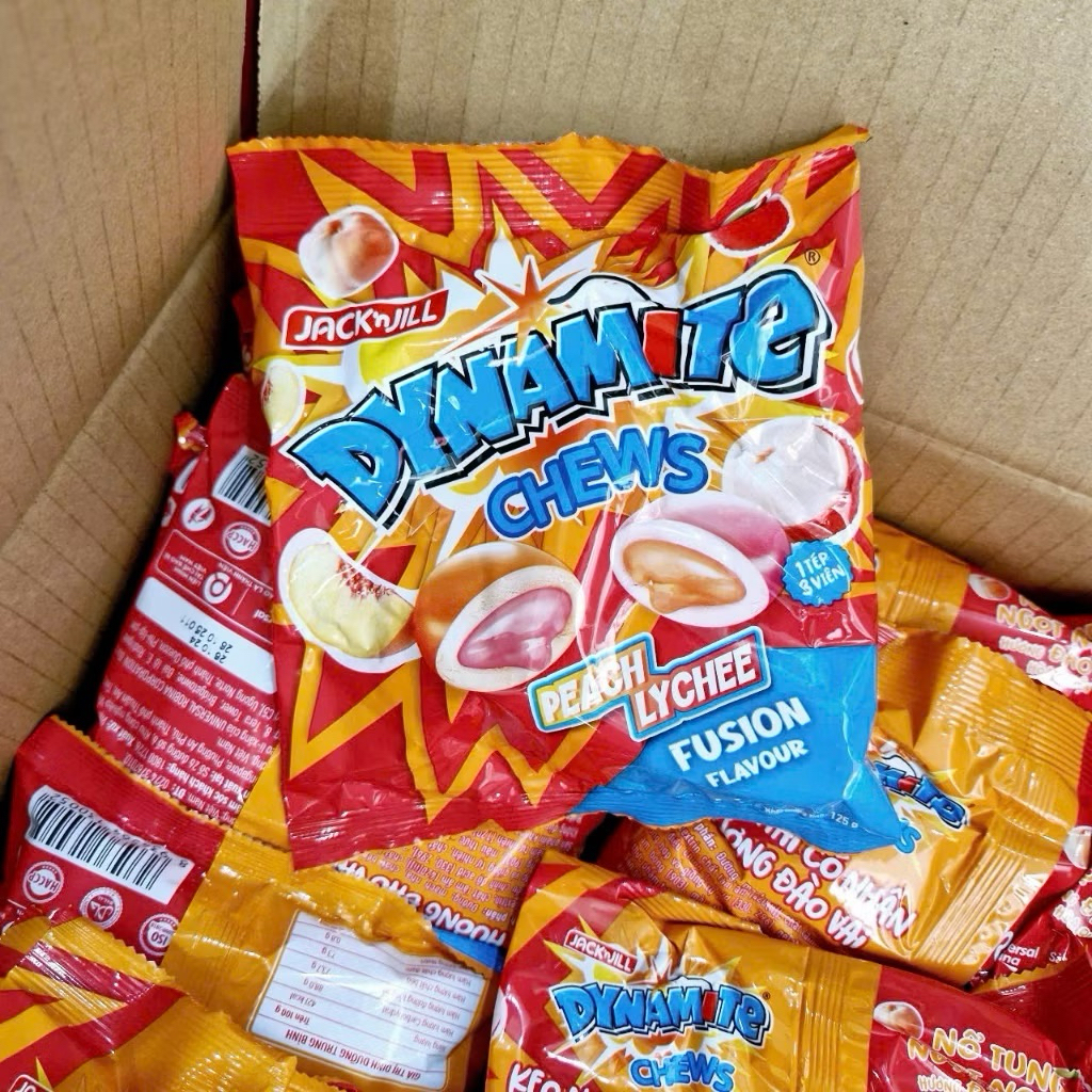 Kẹo Dynamite Chews kẹo 3 viên (gói 125g)
