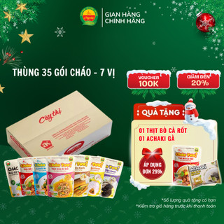  Thùng 35 Gói 7 Vị Cháo Tươi Cây Thị 