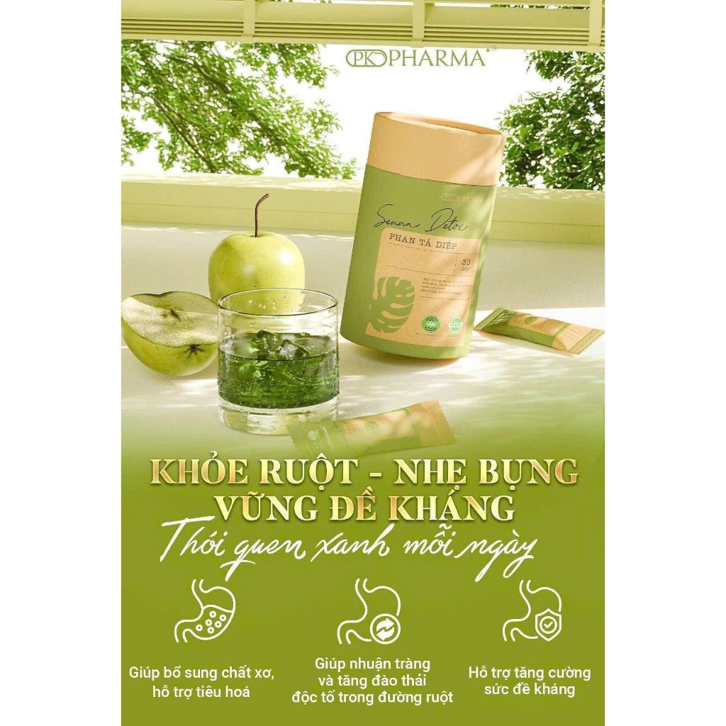 Phan Tả Diệp Senna Detox  Dr Lacir Hỗ trợ tiêu hóa, đào thải độc tố, giảm mụn, nám sạm, mệt mỏi duocphanhn92