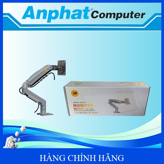Giá Treo Màn Hình LCD NB F80-XV Xám bạc (17’’- 30’’) – Hàng Chính Hãng