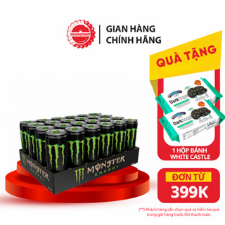  Lốc 24 Lon Nước Giải Khát Tăng Lực Monster Energy 355ml Lon SALE 15.12 Coca-Cola_SP 