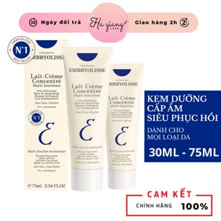  Kem Dưỡng Ẩm Phục Hồi Da Embryolisse Lait Creme Concentre  30ml 75ml  Căng Bóng kem lót trước makeup 