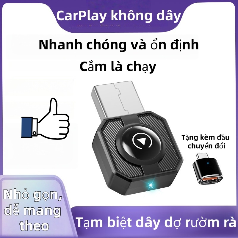 CarPlay không dây – Cắm là chạy