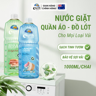 Nước Giặt Thuần Chay Earth Choice Sạch Nhanh Vết Bẩn,  An Toàn Cho Bé & Da Nhạy Cảm 1L