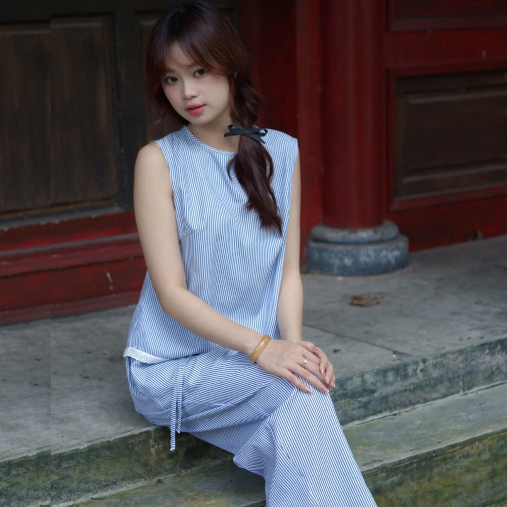 MGRACE – RAYA SET Chất Liệu Kate Cao Cấp, Dáng Dài, Phong Cách Công sở, Hàn Quốc,Thanh Lịch