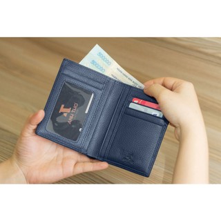 Ví đứng VICTOR chất da bò hạt tự nhiên, mềm mại, form ví đứng sang trọng, đựng vừa tất cả loại giấy tờ,  Anh Tho Leather