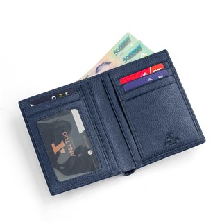 Ví đứng VICTOR chất da bò hạt tự nhiên, mềm mại, form ví đứng sang trọng, đựng vừa tất cả loại giấy tờ,  Anh Tho Leather
