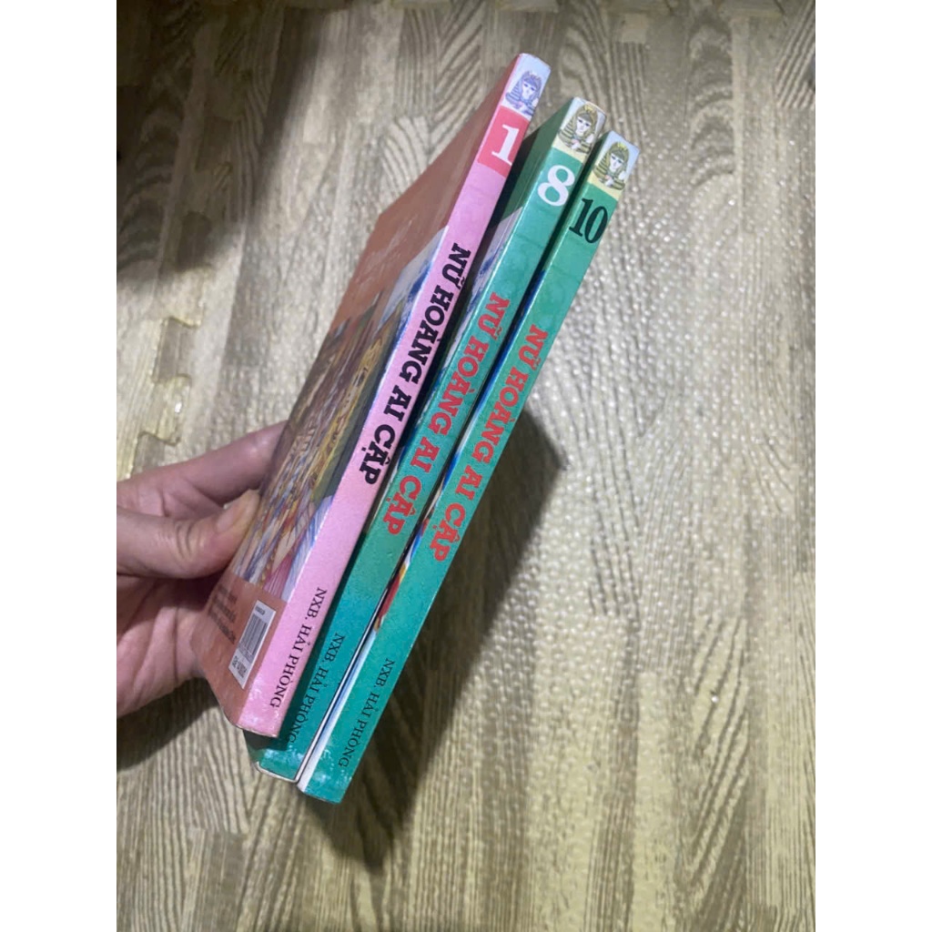 Combo 3q vở truen.tranh cũ Nữ hoàng ai cập (NXB Hải phòng)