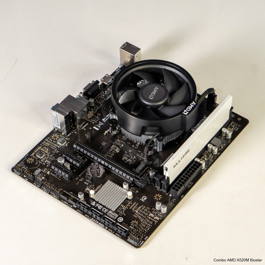 Combo AMD A520 + Ryzen 3 3200G BOX + Ram 16GB + Tản nhiệt New Box BH 36T cực xịn sò giá tốt để lắp r