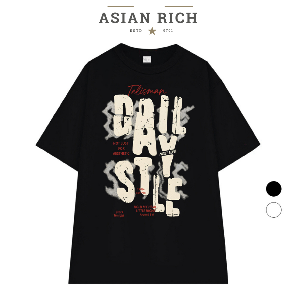 Áo Thun Asian Rich Premium Tee Grunge Daily Style Graphic