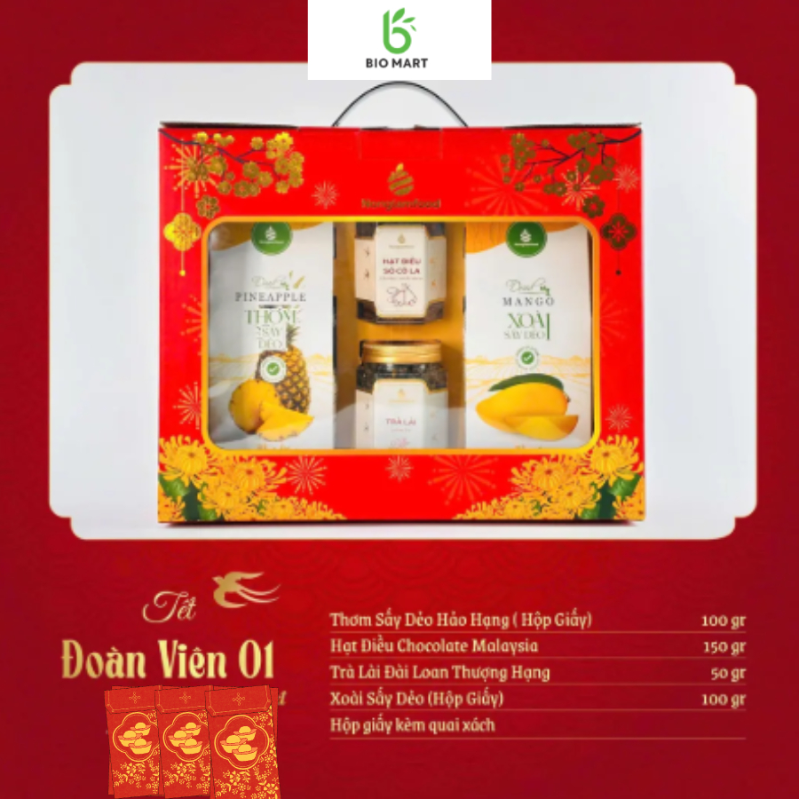 Hộp Quà Tết 2026 - Đoàn Viên 01  NÔNG LÂM FOOD