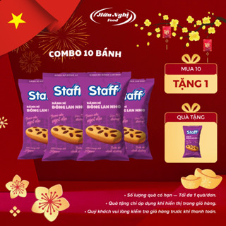  COMBO 10 Bánh Staff Bông Lan Nho 38g Thơm Mềm 
