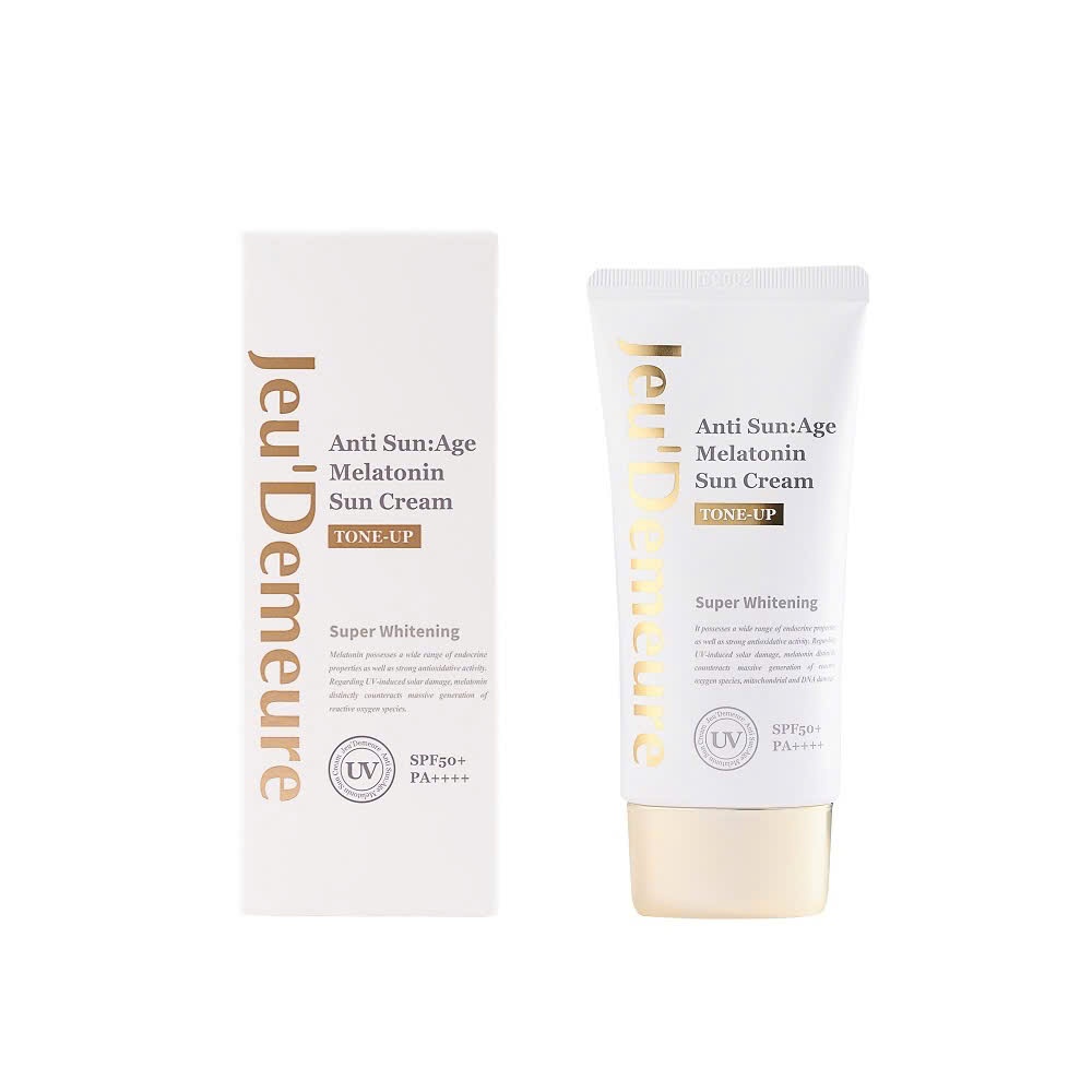 Kem Chống Nắng JEU'DEMEURE SPF50,PA ++++  Bảo Vệ, Dưỡng Da & Nâng Tông Trắng Mịn 50ml