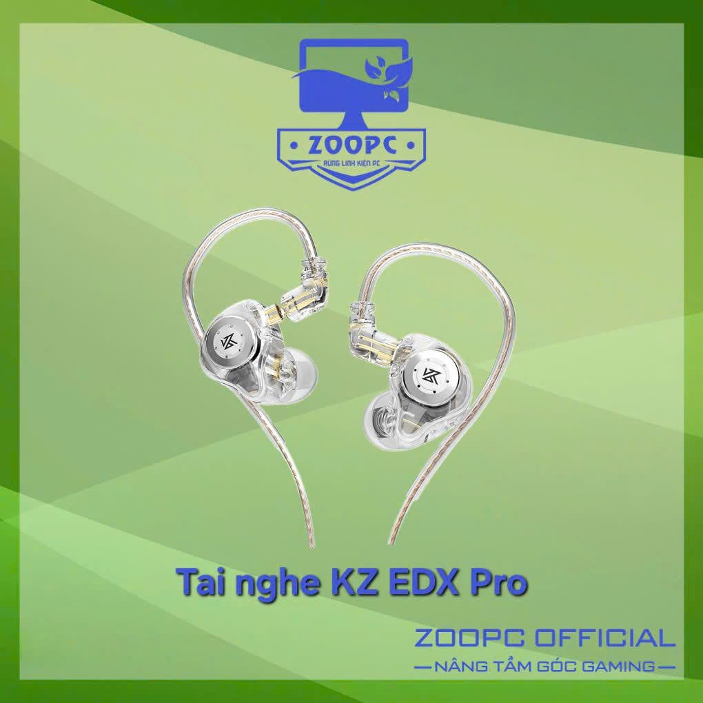 Tai nghe KZ EDX Pro có Mic IEM Hàng Chính Hãng | ZOOPC STORE