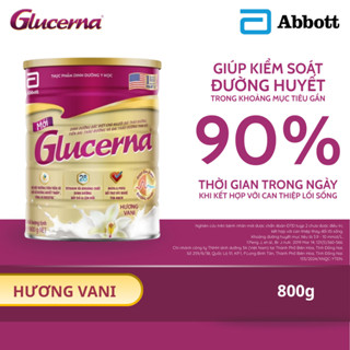 Sữa Bột Dành Cho Người Tiểu Đường Glucerna Abbott Hương Vani 800g Chính Hãng Bổ Sung Dưỡng Chất 