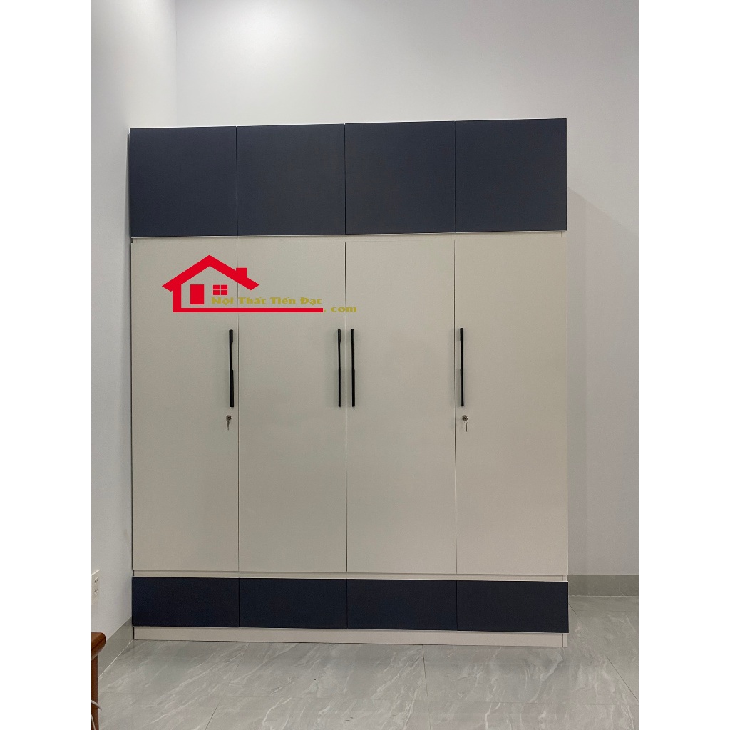 Tủ quần áo chống mối ẩm - chống cháy lan 2m4x2m nhựa Ecoplast siêu bền giá tận xưởng