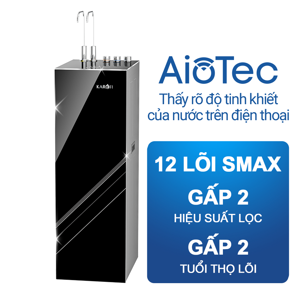 [Có lắp toàn quốc] Máy Lọc Nước Nóng Lạnh Karofi KAD-M82 - 2 Vòi Nước - 3 Chế Độ - Bảo Hành 36 Tháng