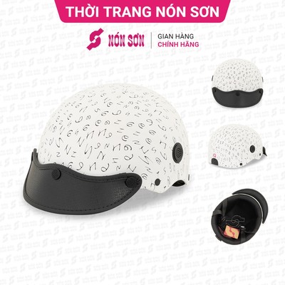 ƯU ĐÃI - Mũ bảo hiểm lỗ thông gió phiên bản mới NÓN SƠN chính hãng SMP-TR083