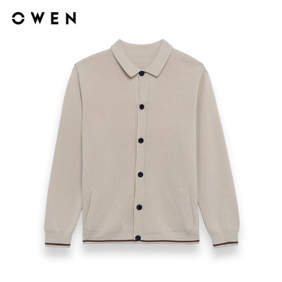 Owen - Áo len Regular Fit ALD256003 màu Be chất liệu Acrylic