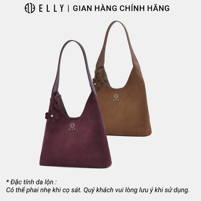 Túi xách nữ da thật ELLY ET227 túi đeo vai xách tay cao cấp thời trang công sở