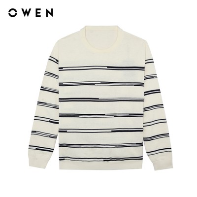 Owen - Áo len Regular Fit ALC256016 màu Trắng chất liệu Acrylic