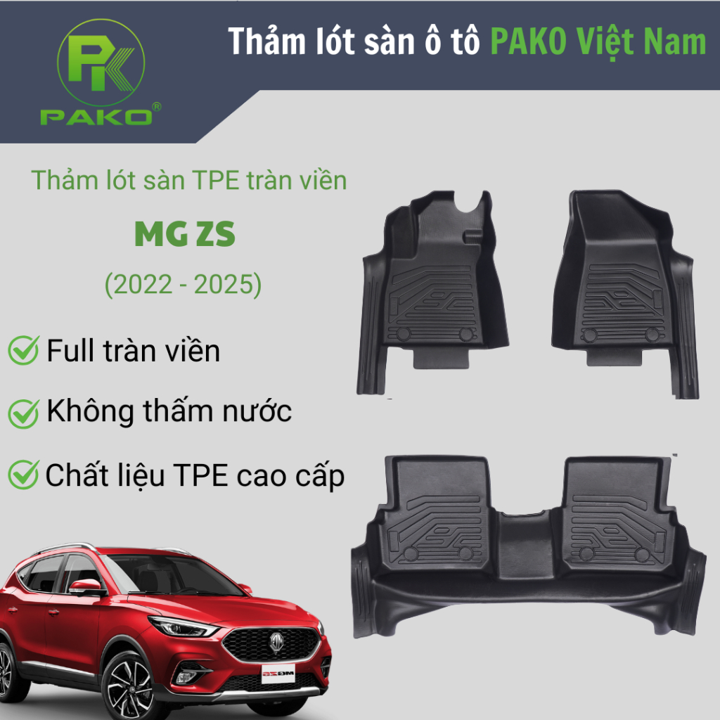 Thảm Lót Sàn Ô Tô Nhựa Đúc TPE MG ZS