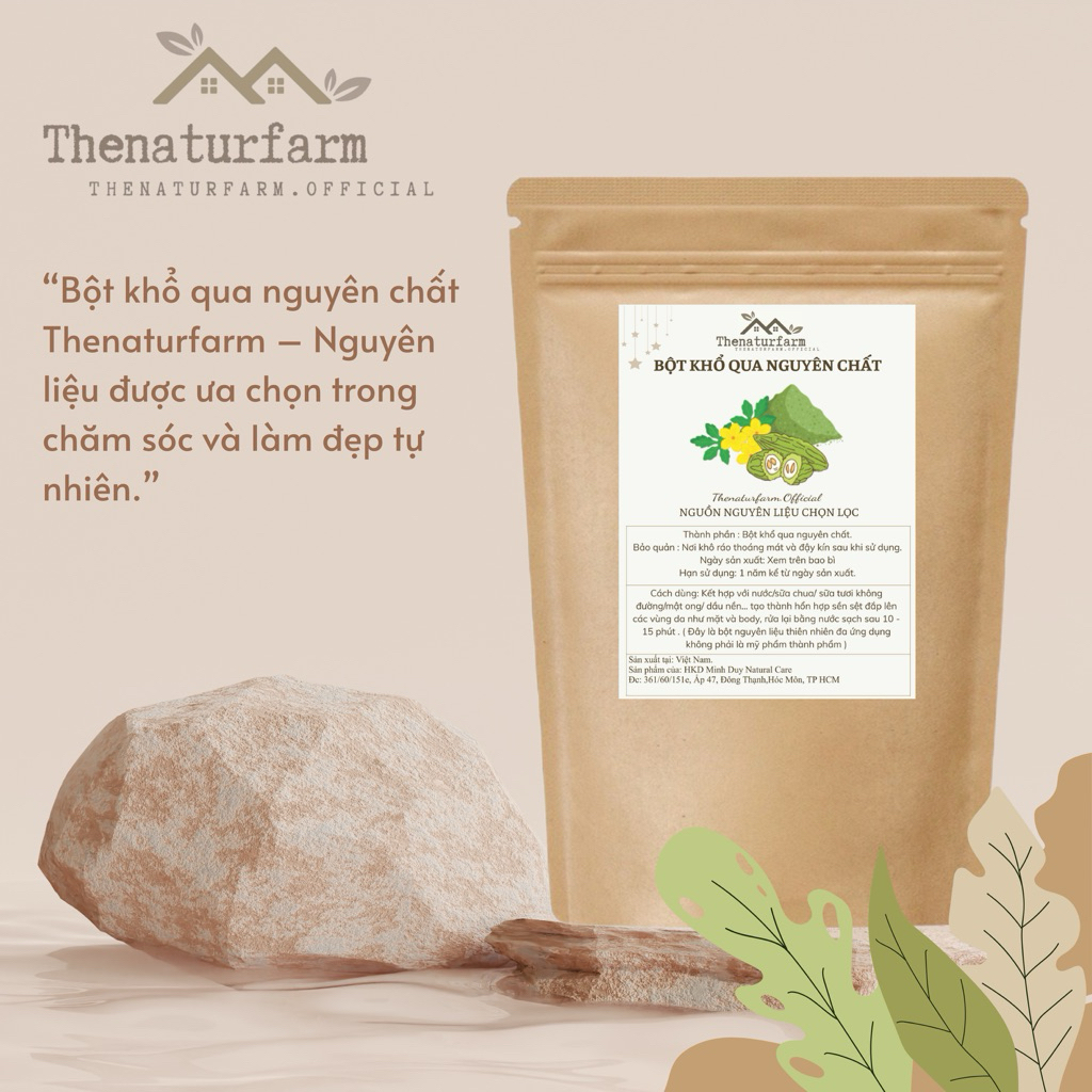Bột khổ qua nguyên chất Thenaturfarm [ 100GR ] Bitter Melon Powder