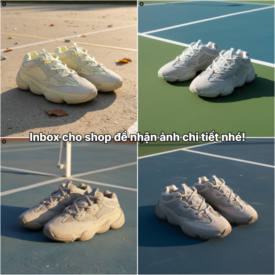 Giày sneaker đầy đủ hình ảnh chi tiết các màu Order-Boost 500 JFD243