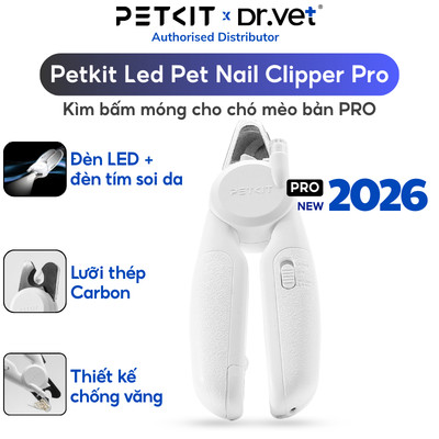 [Bản mới 2026] Kìm bấm móng chó mèo PETKIT bản Pro nâng cấp với nhiều tính năng hữu dụng