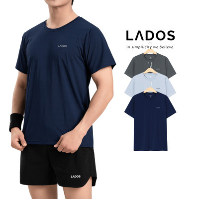 [OUTLET-KHÔNG ĐỔI TRẢ]Áo thun thể thao nam cổ tròn tay ngắn LADOS - 29073 - Vải thun mát mẻ co giãn mặc đi chơi, tập gym