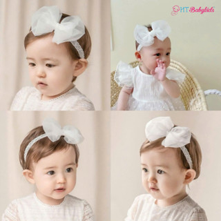  Băng Đô Turban Htbabykids Nơ Cho Bé Gái Phong Cách Tiểu Thư 