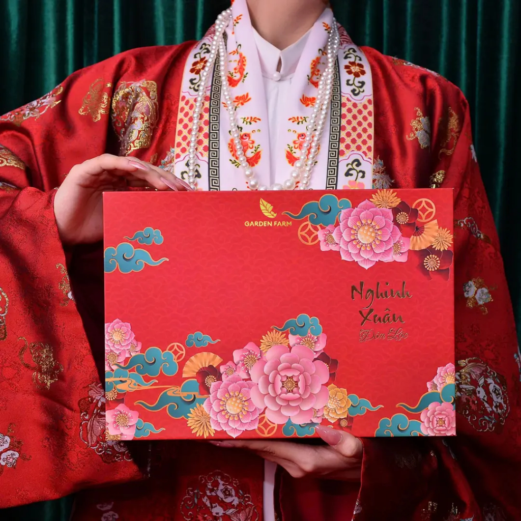 Hộp quà tết Garden Farm 2026 - NGHINH XUÂN 2 (kèm túi)