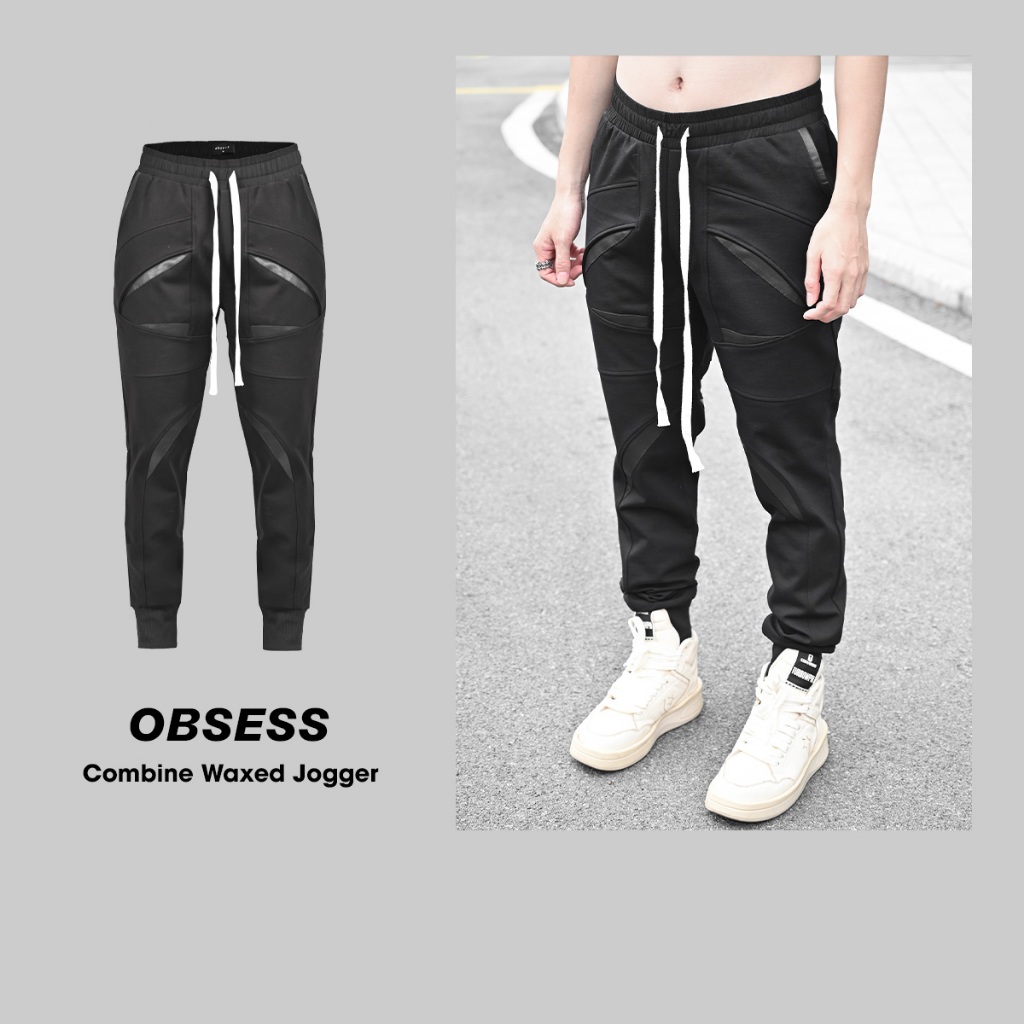Quần Jogger Phối Wax Obsess brand Combine Waxed Jogger