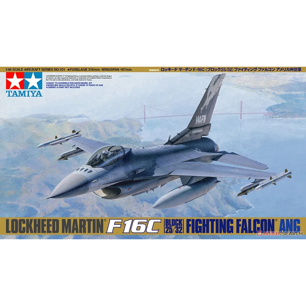 KHÔNG QUÂN - TAMIYA - 61101 - 1/48 MH MÁY BAY LOCKHEED MARTIN F-16C [BLOCK 25/32] FIGHTING FALCON US