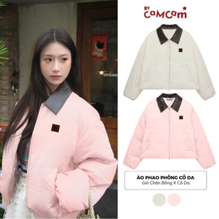  Áo Phao Béo Cổ Da Bycamcam Áo Khoác Phao Chần Bông Nhẹ Siêu Ấm Cá Tính Đường Phố AKHD435 