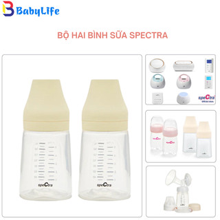 Bình Spectra 160ml Cổ Rộng – Bình Trữ Sữa An Toàn BPA Free – Cho Bé Bú Trực Tiếp