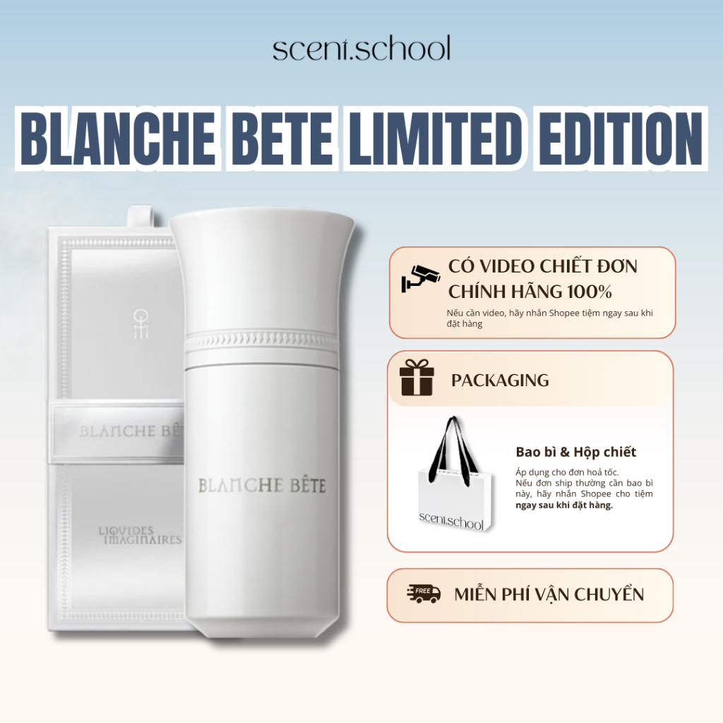 5/10/20/30ml | Blanche Bete Limited | Nước hoa nữ | Scent.school