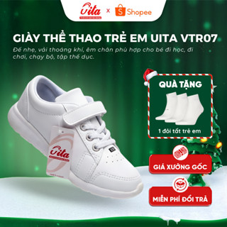   Tặng tất  Giày thể thao bé trai giày cho bé gái UITA quai dán tiện lợi đế nhẹ êm chân VTR07 