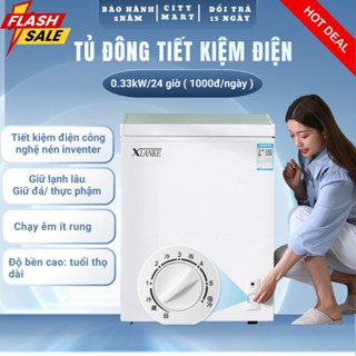 Tủ đông mini CITY MART trữ sữa và thực phẩm 220V tiết kiệm điện 0.33kW/24h TSmart