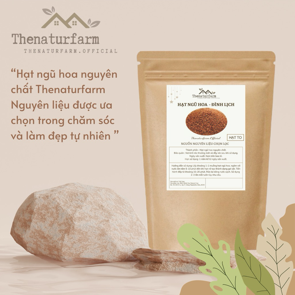 Hạt ngũ hoa/ Hạt đình lịch Thenaturfarm [ 500GR/1KG ]